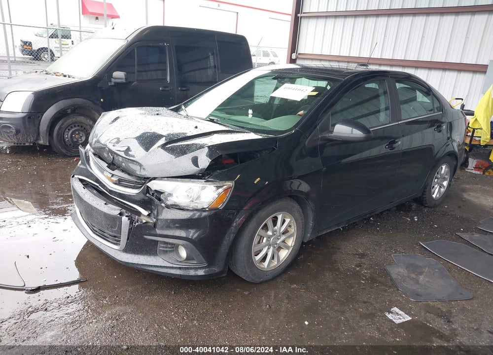 2019 CHEVROLET SONIC LT AUTO VIN: 1G1JD5SB4K4117587