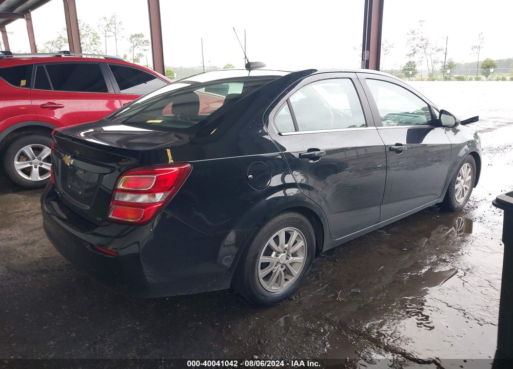 2019 CHEVROLET SONIC LT AUTO VIN: 1G1JD5SB4K4117587