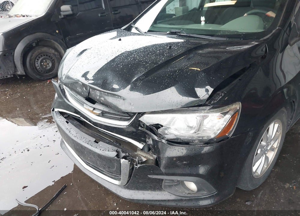 2019 CHEVROLET SONIC LT AUTO VIN: 1G1JD5SB4K4117587