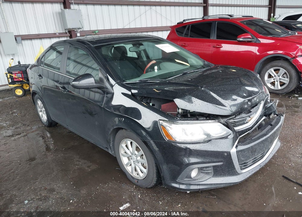2019 CHEVROLET SONIC LT AUTO VIN: 1G1JD5SB4K4117587
