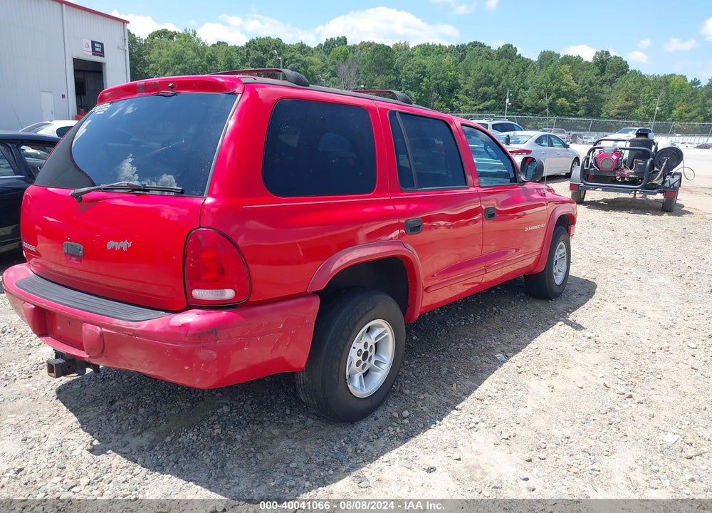 2000 DODGE DURANGO VIN: 1B4HR28Z1YF245600