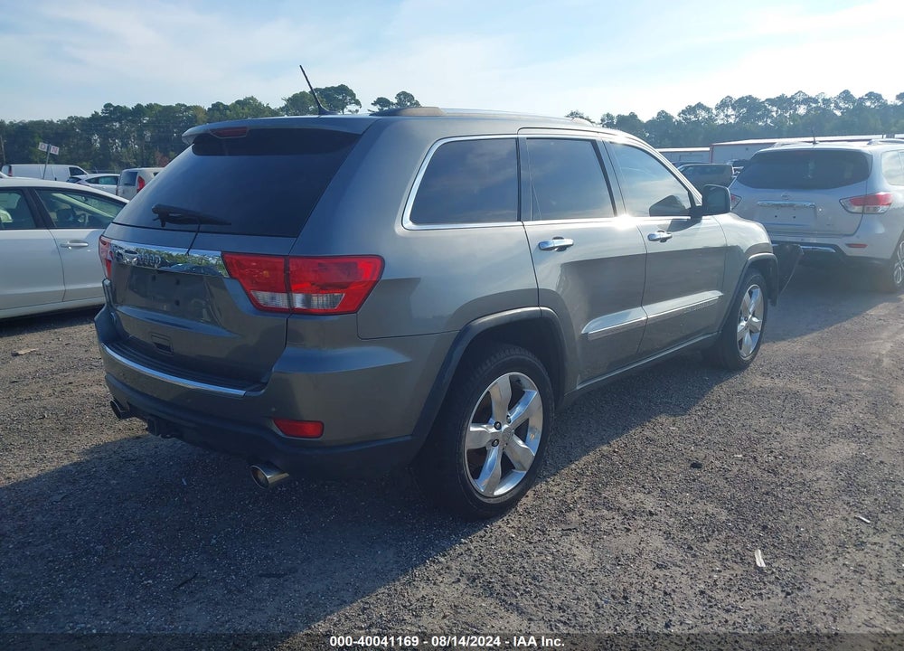 2011 JEEP GRAND CHEROKEE OVERLAND VIN: 1J4RS6GT9BC647996