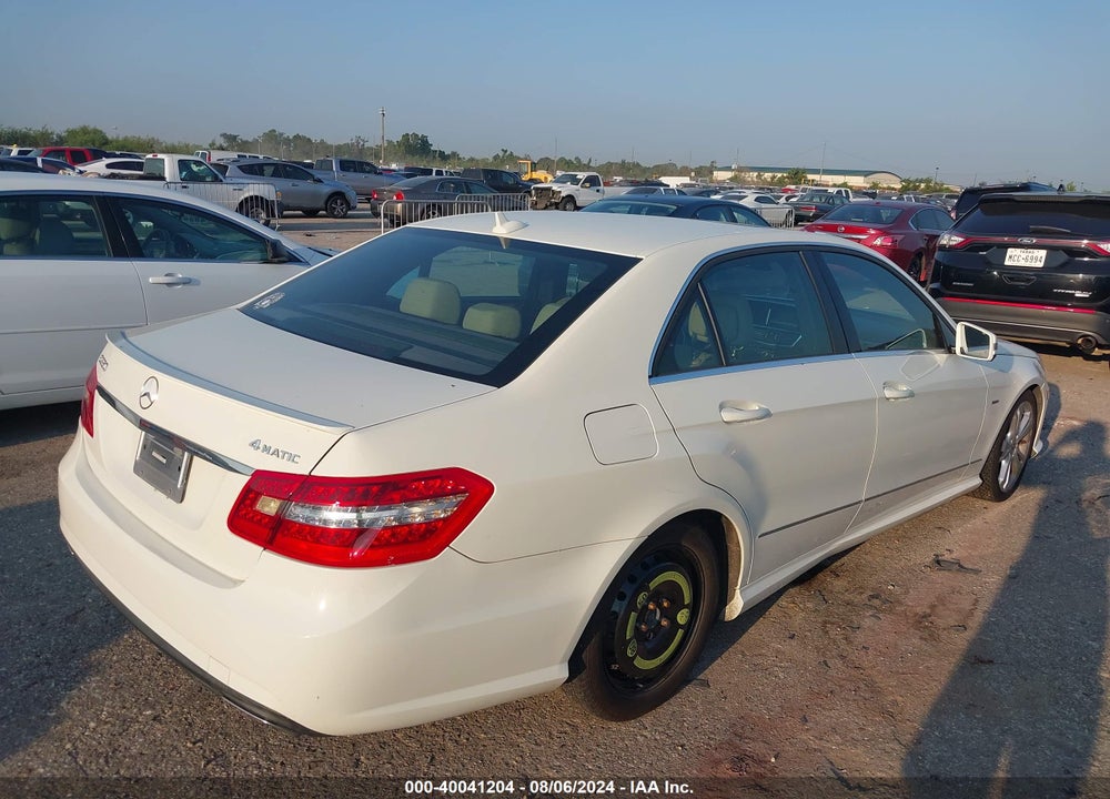 2012 MERCEDES-BENZ E 350 4MATIC VIN: WDDHF8JB1CA640352