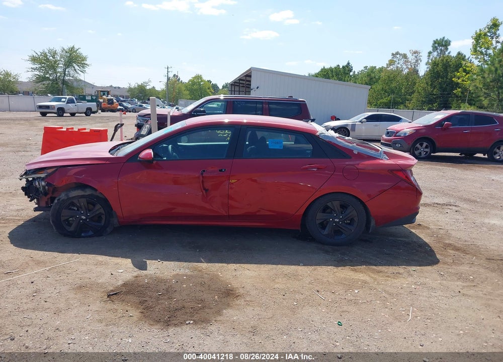 2023 HYUNDAI ELANTRA HYBRID BLUE VIN: KMHLM4AJ5PU042498