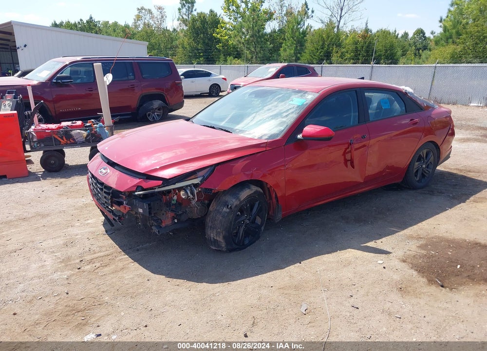 2023 HYUNDAI ELANTRA HYBRID BLUE VIN: KMHLM4AJ5PU042498