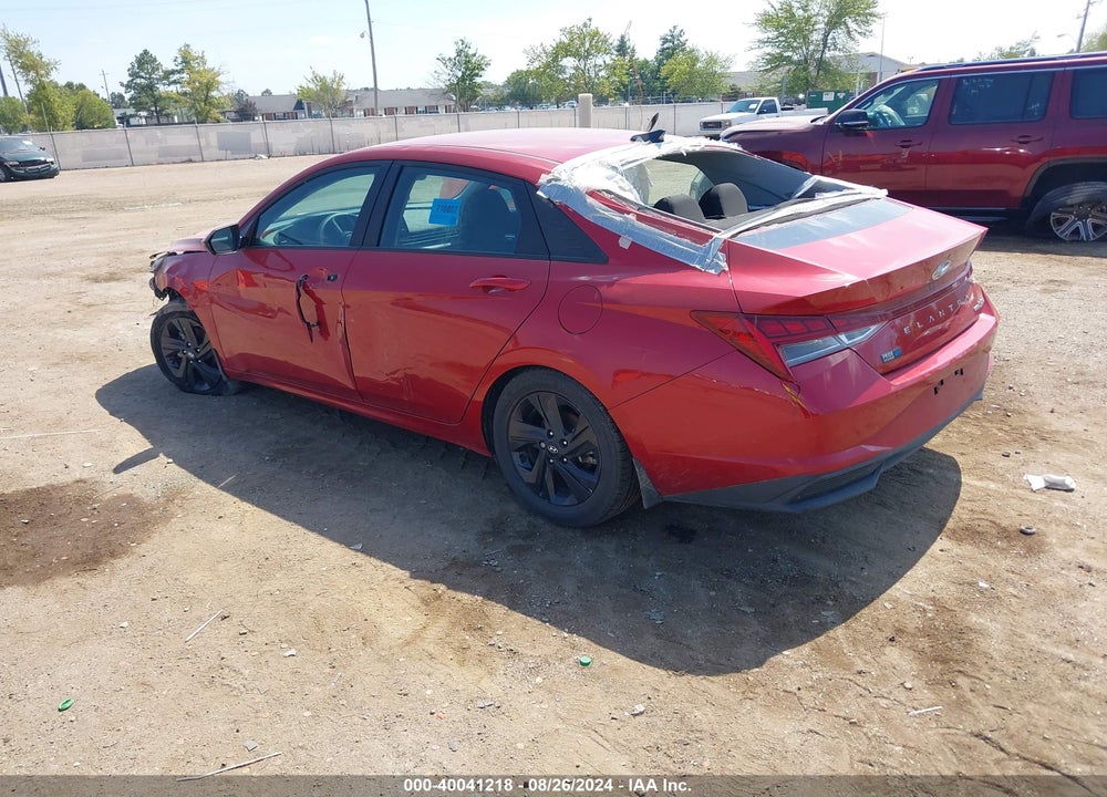 2023 HYUNDAI ELANTRA HYBRID BLUE VIN: KMHLM4AJ5PU042498
