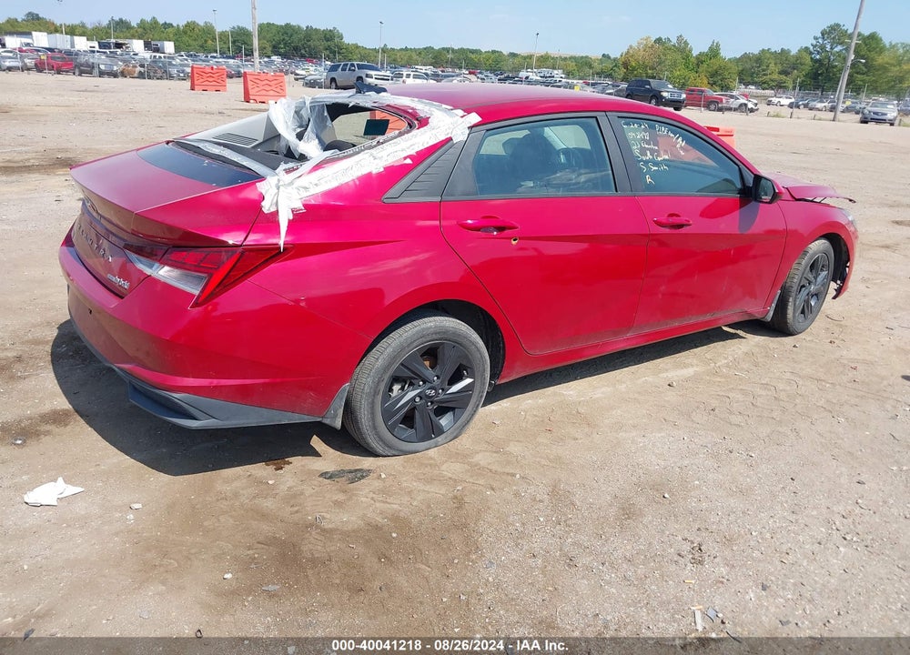 2023 HYUNDAI ELANTRA HYBRID BLUE VIN: KMHLM4AJ5PU042498