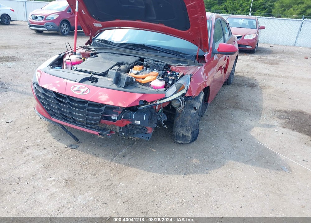 2023 HYUNDAI ELANTRA HYBRID BLUE VIN: KMHLM4AJ5PU042498