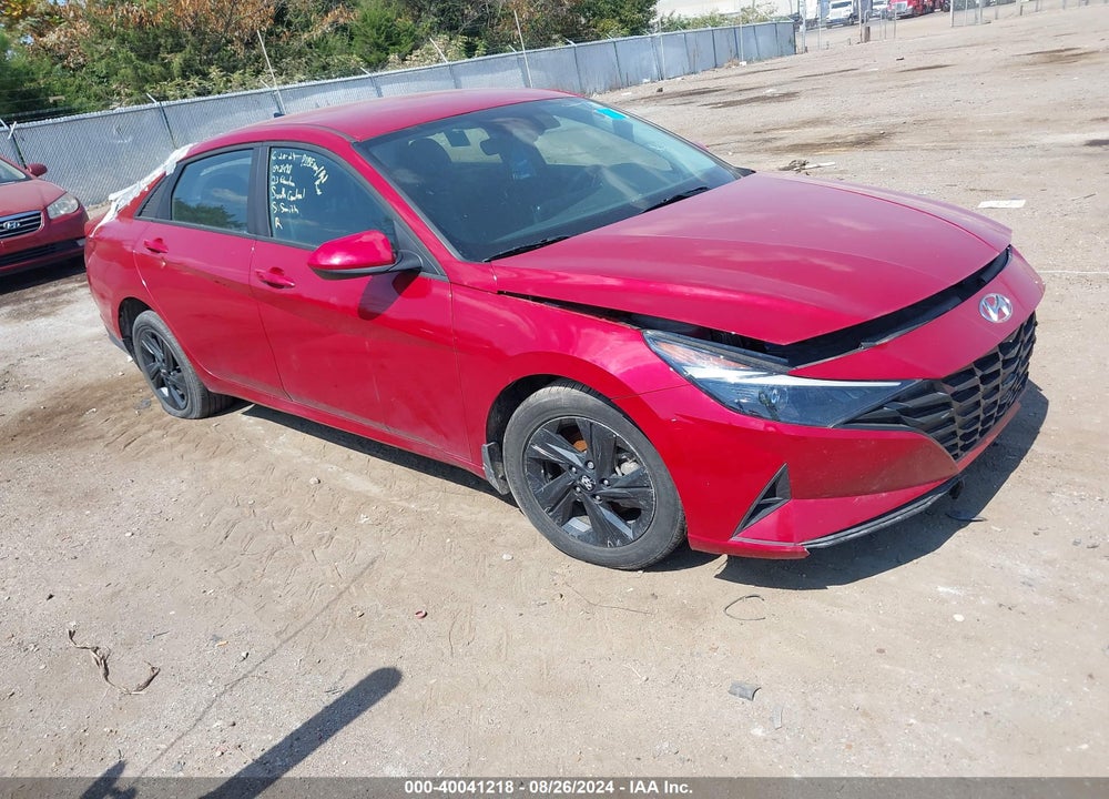 2023 HYUNDAI ELANTRA HYBRID BLUE VIN: KMHLM4AJ5PU042498