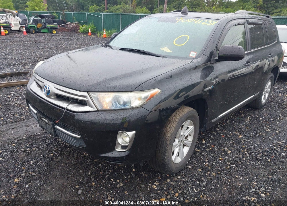 2012 TOYOTA HIGHLANDER HYBRID BASE V6 VIN: JTEBC3EH4C2009403