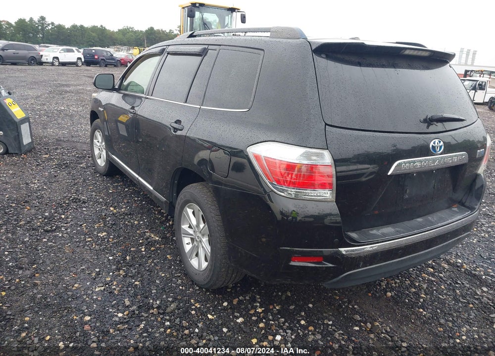 2012 TOYOTA HIGHLANDER HYBRID BASE V6 VIN: JTEBC3EH4C2009403