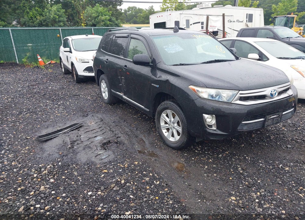 2012 TOYOTA HIGHLANDER HYBRID BASE V6 VIN: JTEBC3EH4C2009403