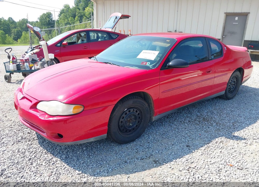 2002 CHEVROLET MONTE CARLO LS VIN: 2G1WW12E729236279