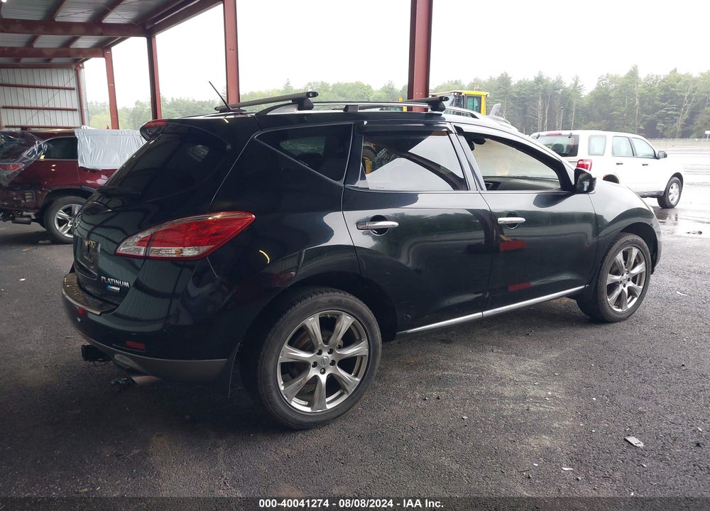 2012 NISSAN MURANO LE VIN: JN8AZ1MW1CW201250