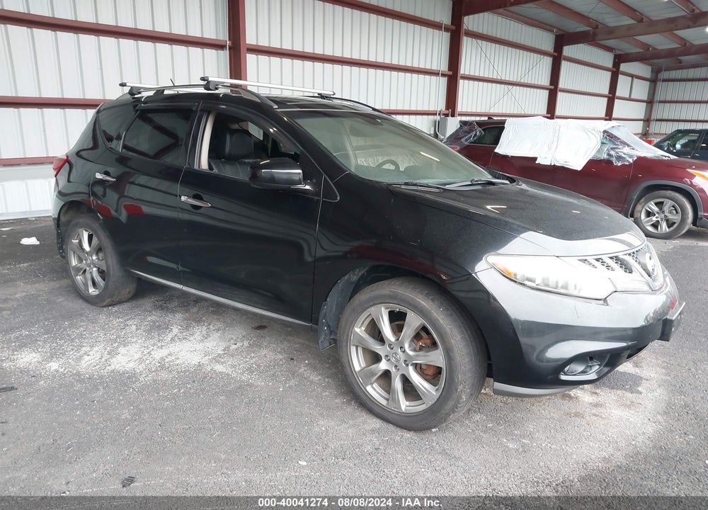 2012 NISSAN MURANO LE VIN: JN8AZ1MW1CW201250