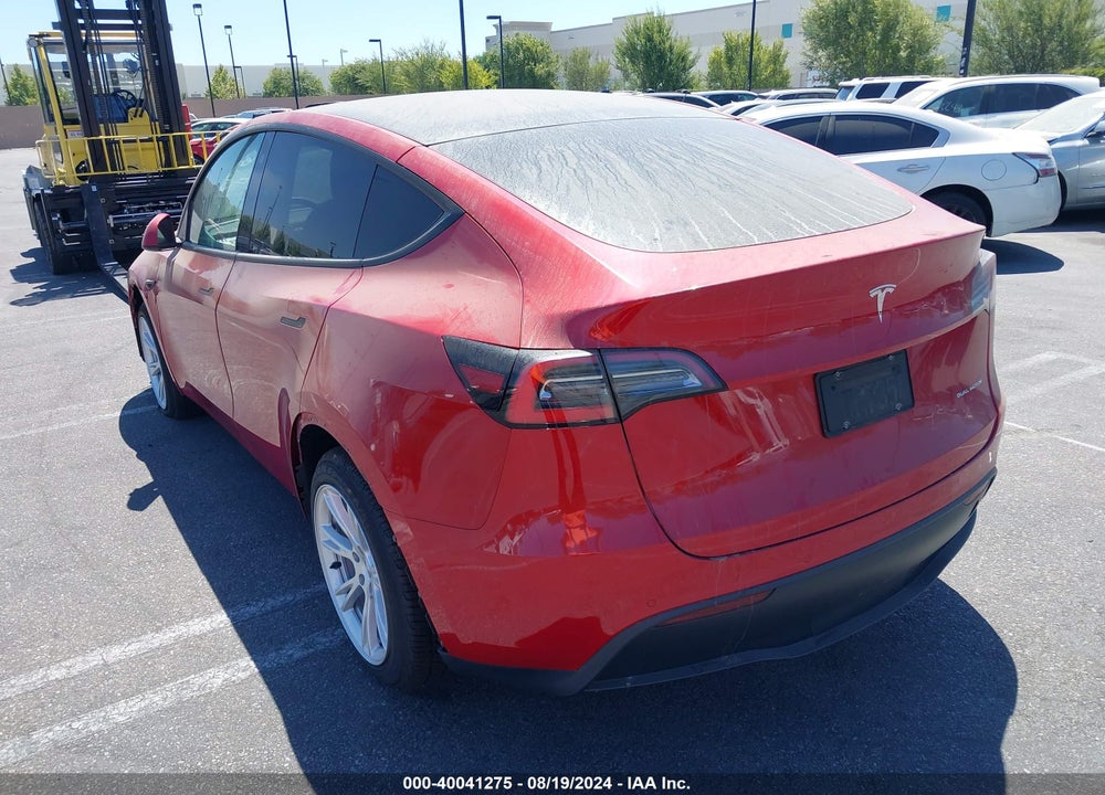 2021 TESLA MODEL Y LONG RANGE DUAL MOTOR ALL-WHEEL DRIVE VIN: 5YJYGDEE4MF091856