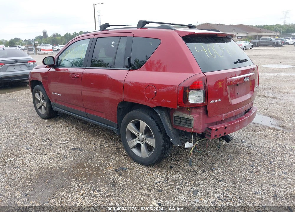 2017 JEEP COMPASS HIGH ALTITUDE 4X4 VIN: 1C4NJDEB4HD139721