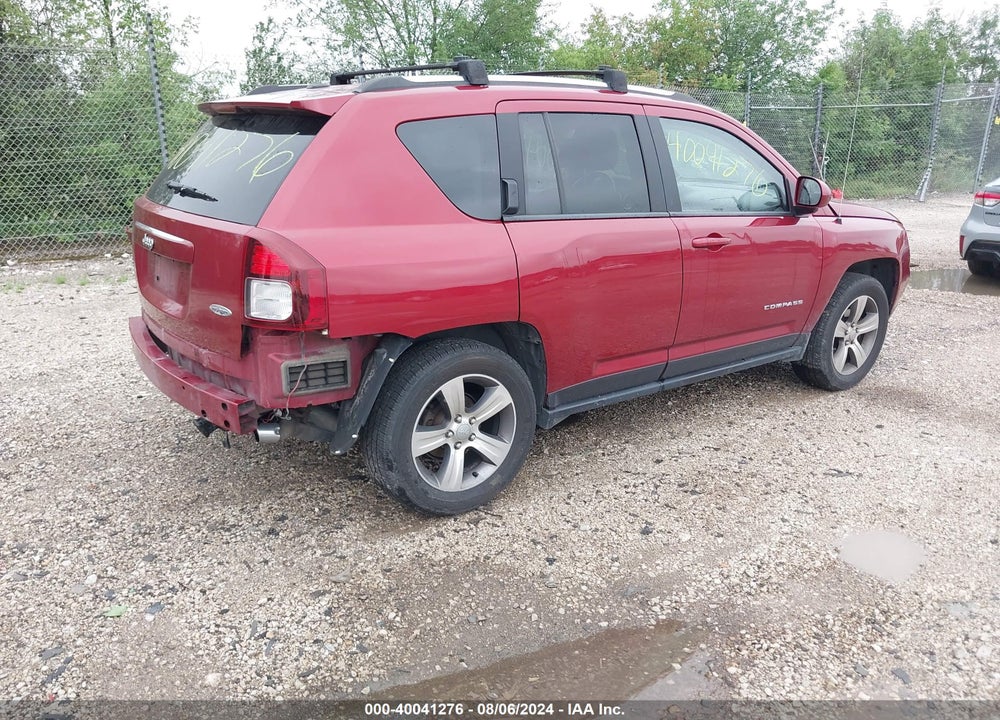 2017 JEEP COMPASS HIGH ALTITUDE 4X4 VIN: 1C4NJDEB4HD139721