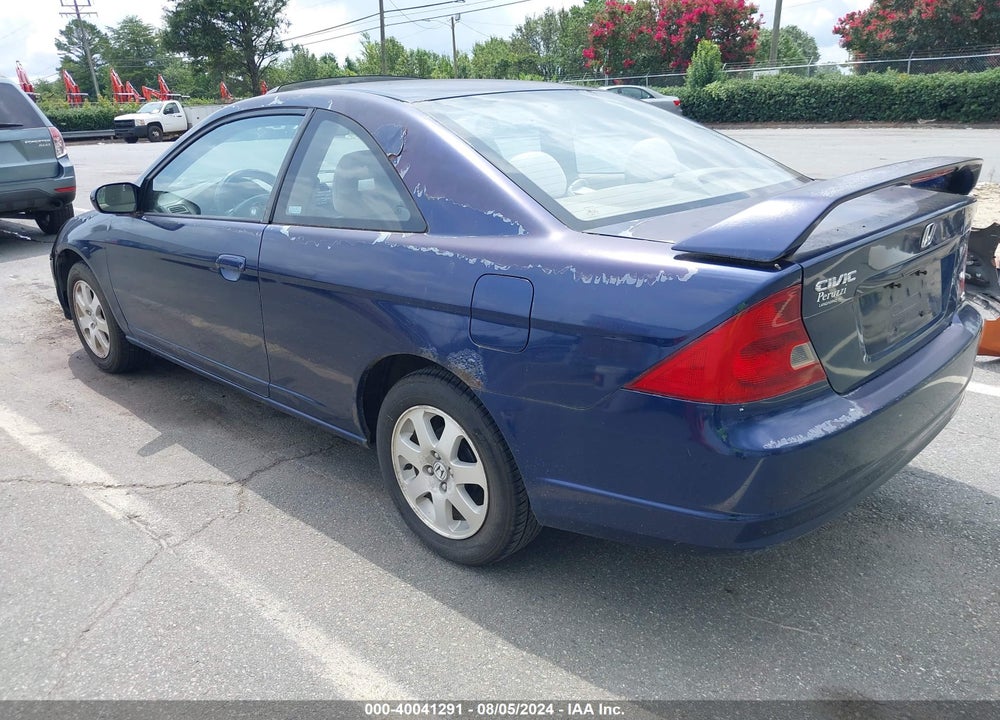 2003 HONDA CIVIC EX VIN: 1HGEM21913L064538
