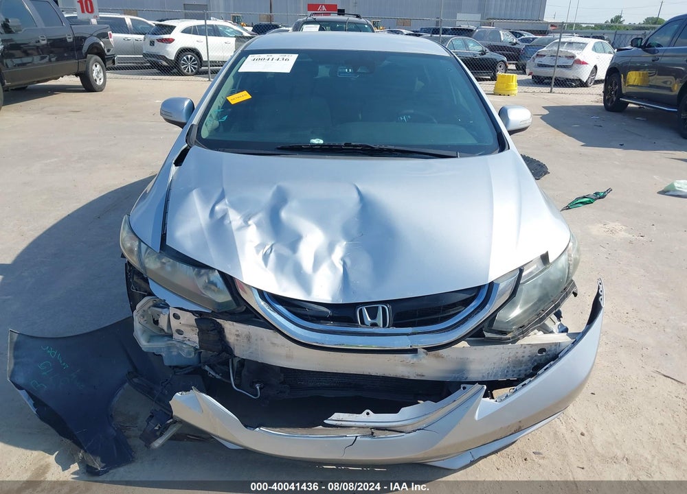 2013 HONDA CIVIC HYBRID VIN: 19XFB4F2XDE202524