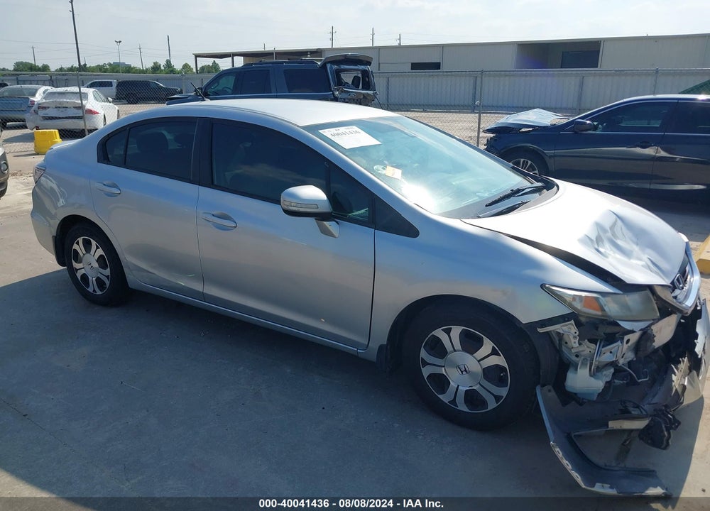 2013 HONDA CIVIC HYBRID VIN: 19XFB4F2XDE202524