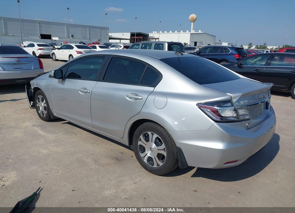 2013 HONDA CIVIC HYBRID VIN: 19XFB4F2XDE202524