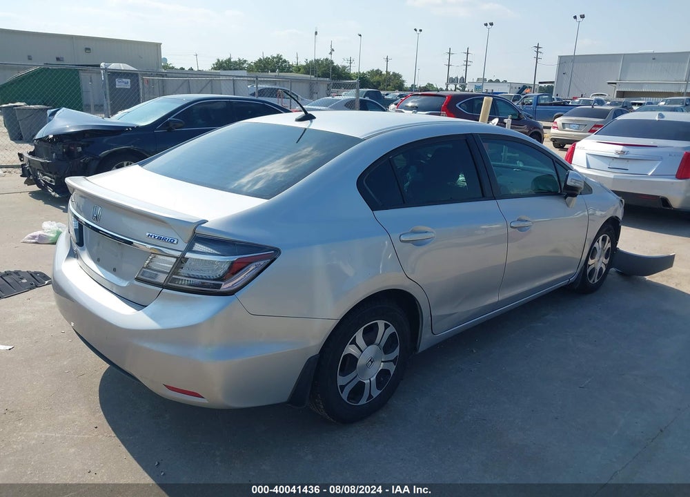 2013 HONDA CIVIC HYBRID VIN: 19XFB4F2XDE202524
