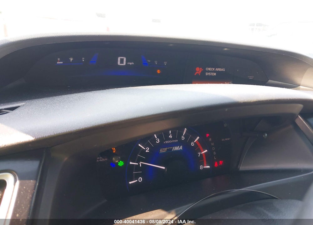 2013 HONDA CIVIC HYBRID VIN: 19XFB4F2XDE202524