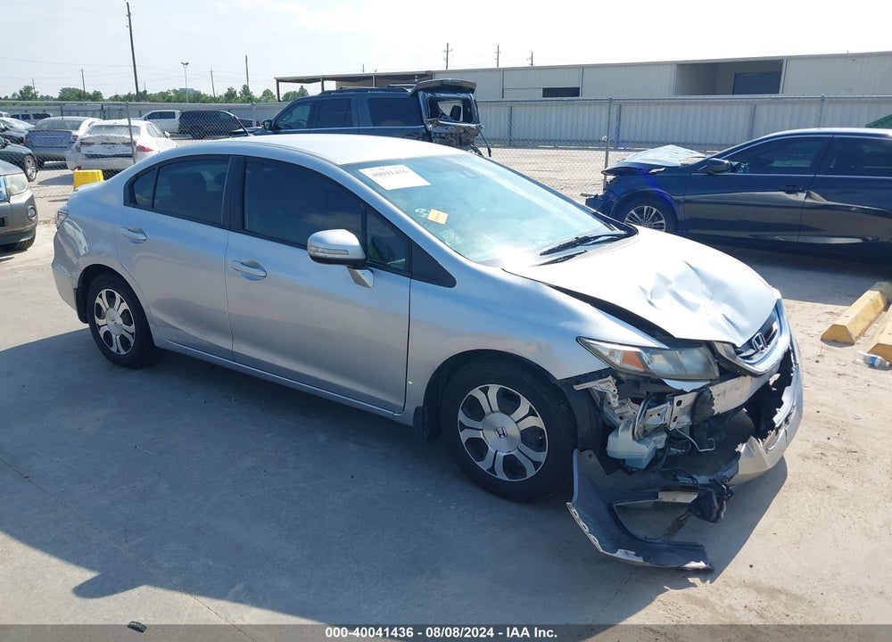 2013 HONDA CIVIC HYBRID VIN: 19XFB4F2XDE202524