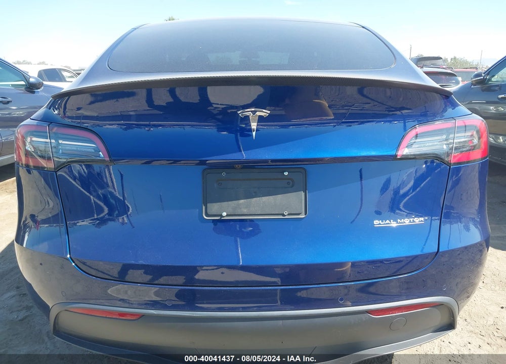 2021 TESLA MODEL Y LONG RANGE DUAL MOTOR ALL-WHEEL DRIVE VIN: 5YJYGDEEXMF192397