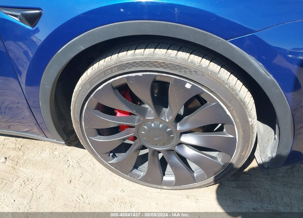 2021 TESLA MODEL Y LONG RANGE DUAL MOTOR ALL-WHEEL DRIVE VIN: 5YJYGDEEXMF192397