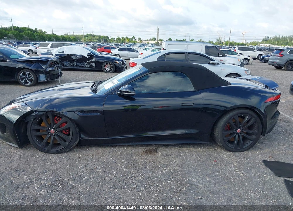 2014 JAGUAR F-TYPE V8 S VIN: SAJWA6GLXEMK09810