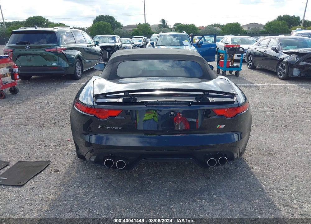 2014 JAGUAR F-TYPE V8 S VIN: SAJWA6GLXEMK09810