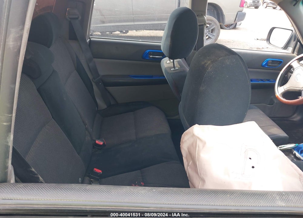2007 SUBARU FORESTER SPORTS 2.5XT VIN: JF1SG69637H733739