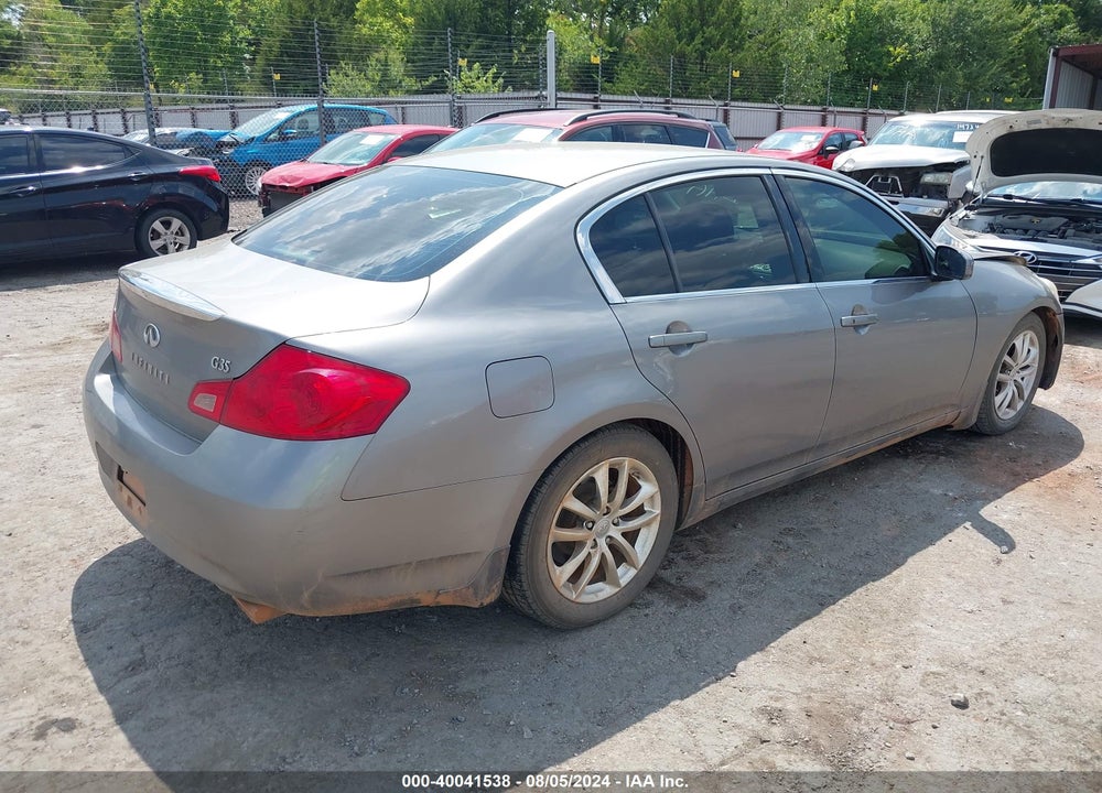 2007 INFINITI G35 JOURNEY VIN: JNKBV61E47M700838