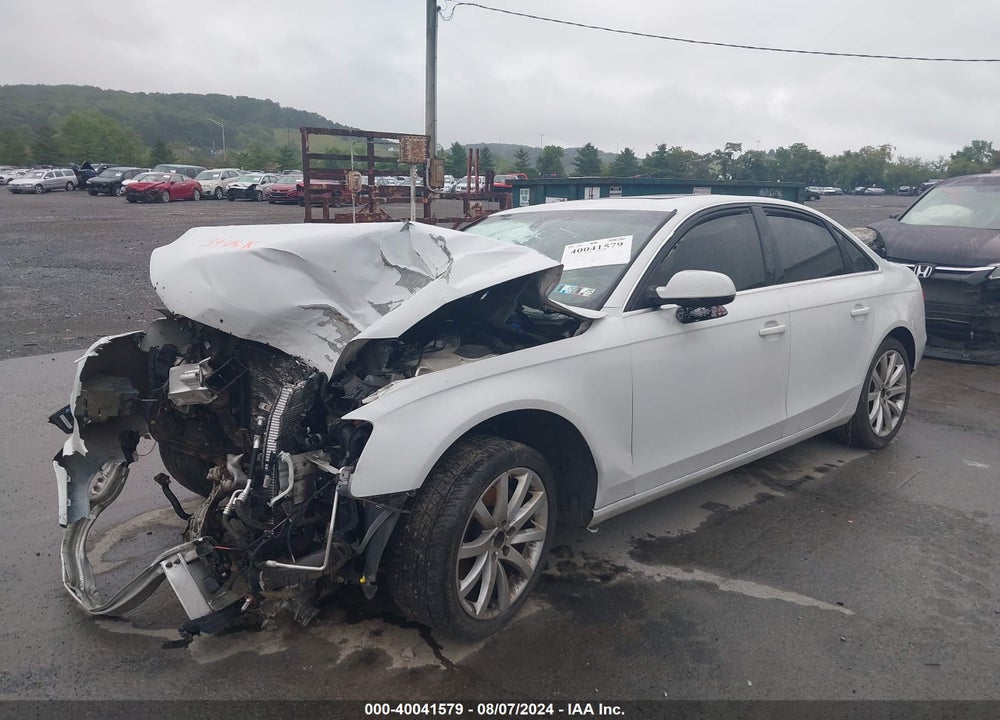 2013 AUDI A4 VIN: WAUHFAFL1DN049562
