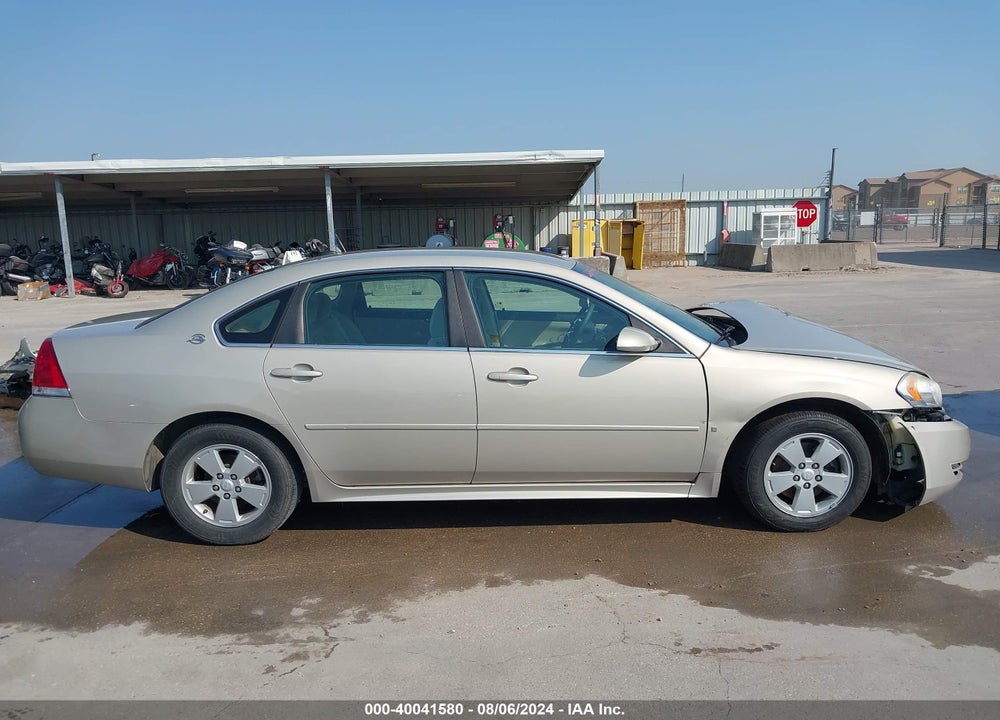 2009 CHEVROLET IMPALA LT VIN: 2G1WT57K391323121