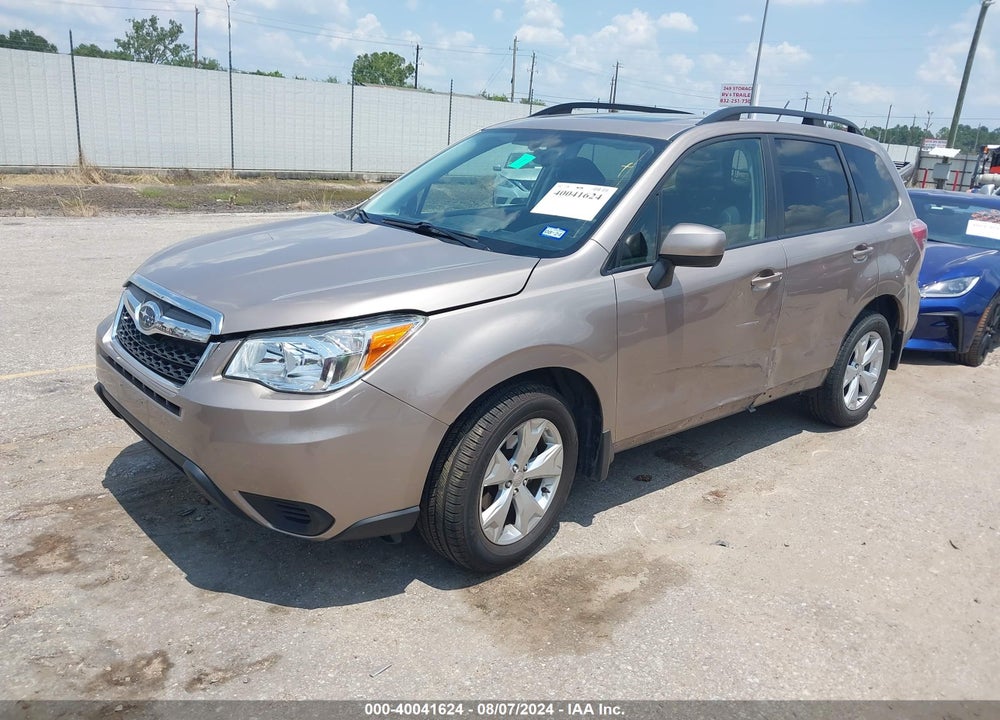 2015 SUBARU FORESTER 2.5I PREMIUM VIN: JF2SJADC9FH596611