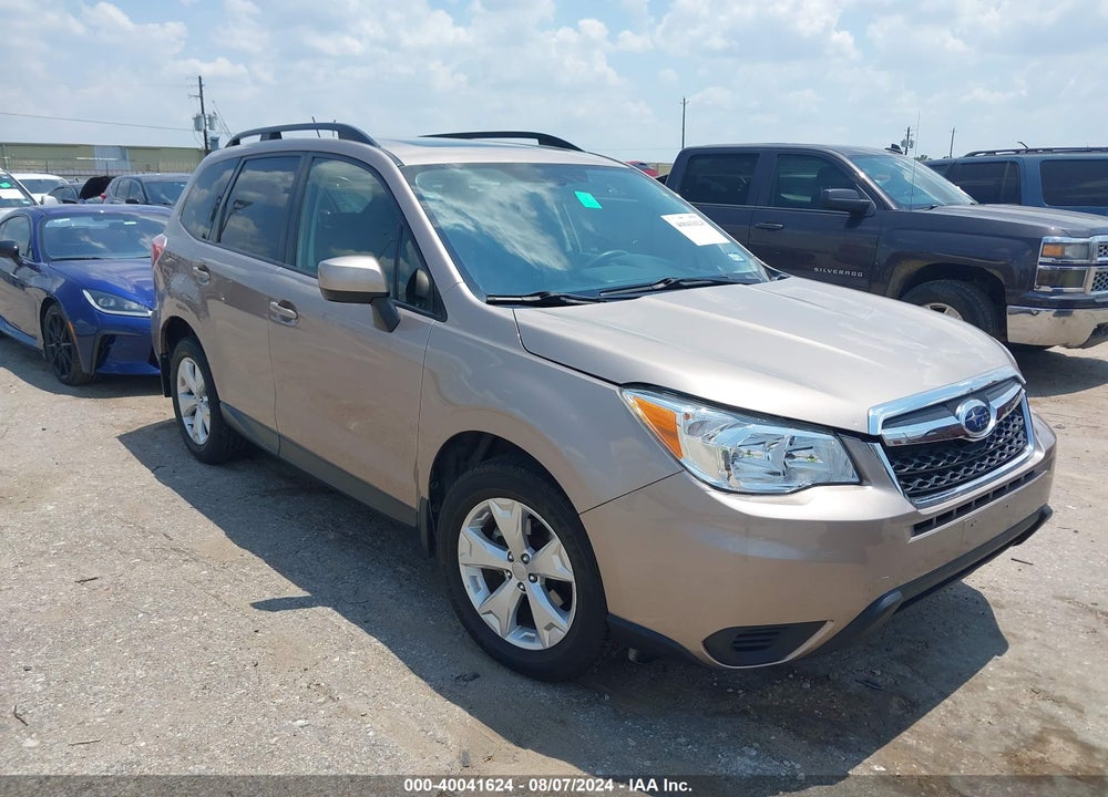 2015 SUBARU FORESTER 2.5I PREMIUM VIN: JF2SJADC9FH596611