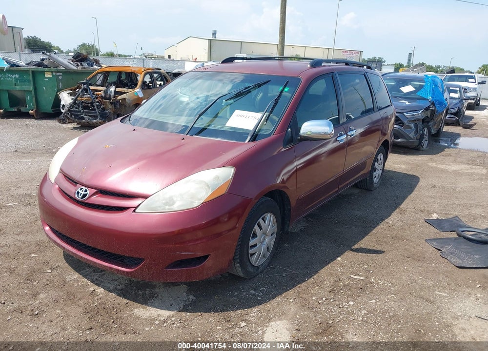 2008 TOYOTA SIENNA CE VIN: 5TDZK23C48S136983