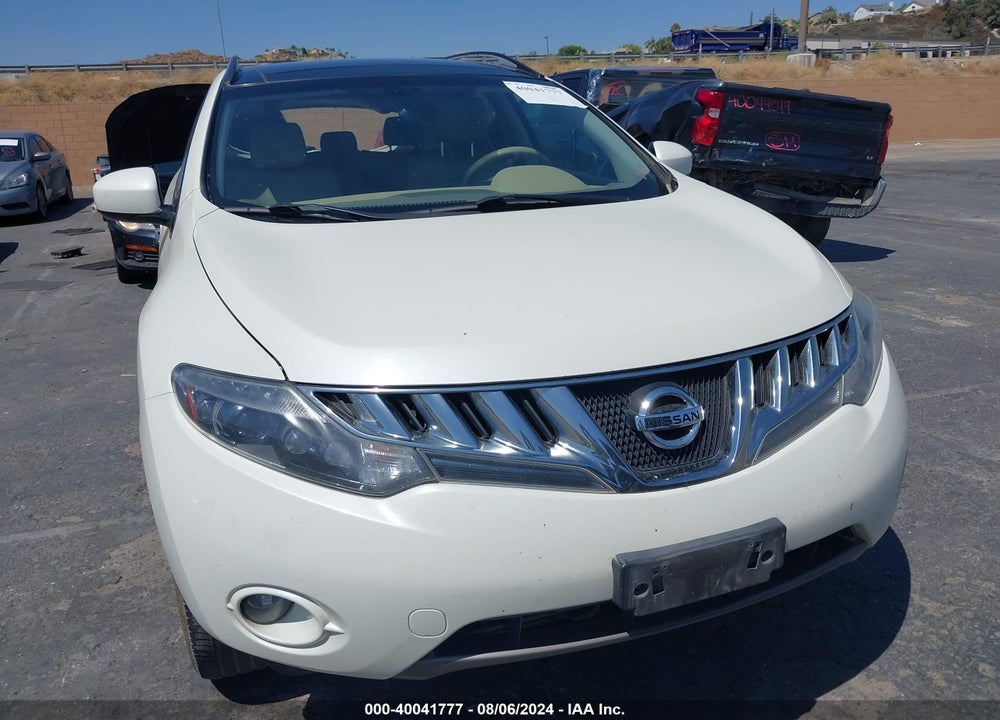 2010 NISSAN MURANO LE VIN: JN8AZ1MU6AW000374