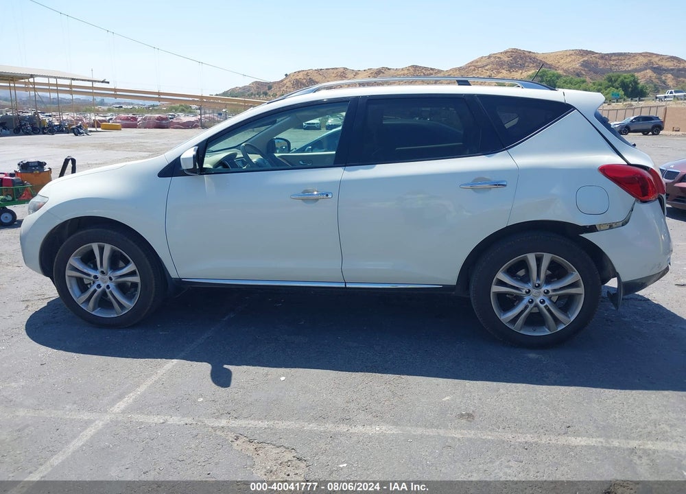 2010 NISSAN MURANO LE VIN: JN8AZ1MU6AW000374
