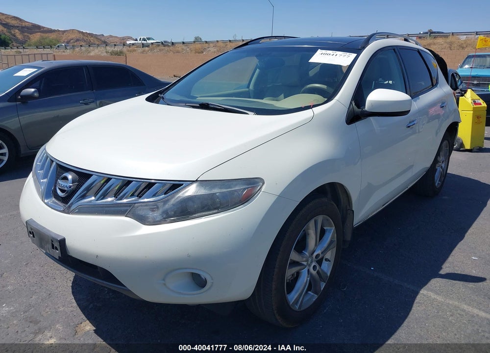 2010 NISSAN MURANO LE VIN: JN8AZ1MU6AW000374