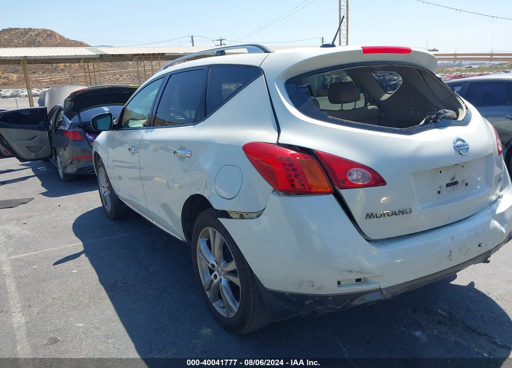 2010 NISSAN MURANO LE VIN: JN8AZ1MU6AW000374