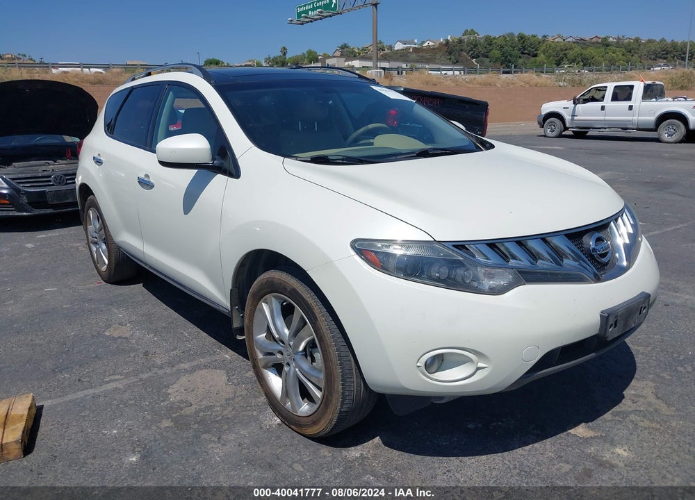 2010 NISSAN MURANO LE VIN: JN8AZ1MU6AW000374