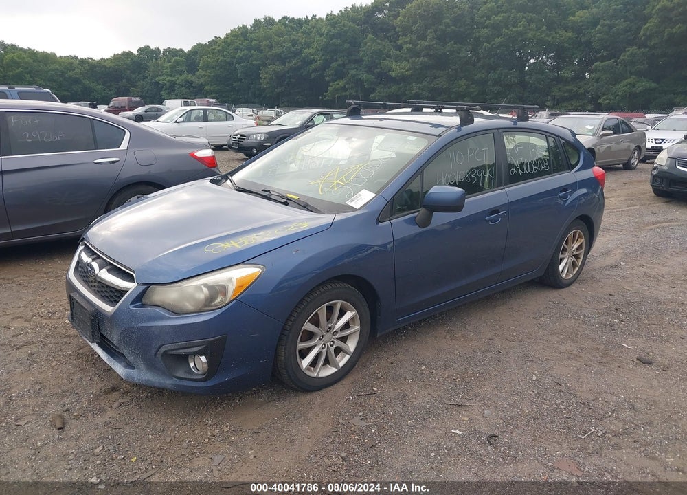 2013 SUBARU IMPREZA 2.0I PREMIUM VIN: JF1GPAC66DH841687