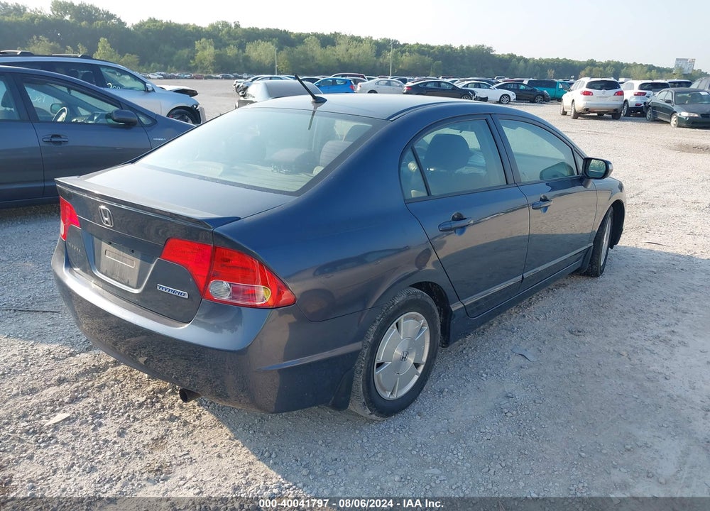 2008 HONDA CIVIC HYBRID VIN: JHMFA36278S019290