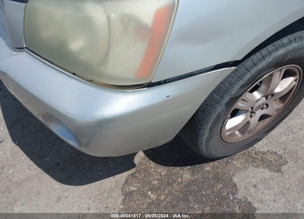 2003 TOYOTA HIGHLANDER V6 VIN: JTEGF21A630105478