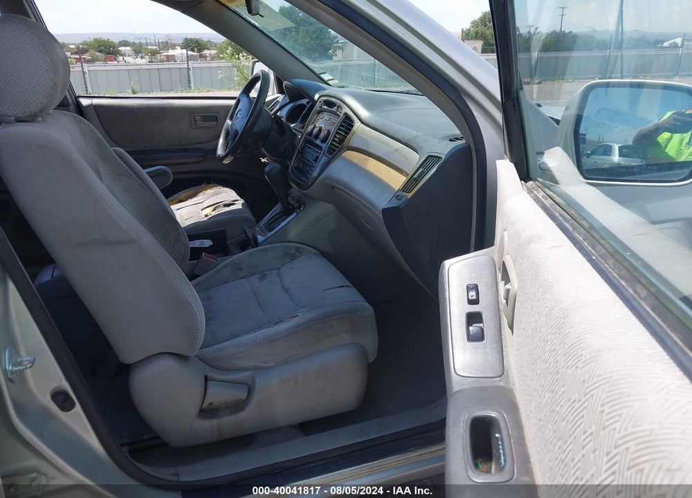 2003 TOYOTA HIGHLANDER V6 VIN: JTEGF21A630105478