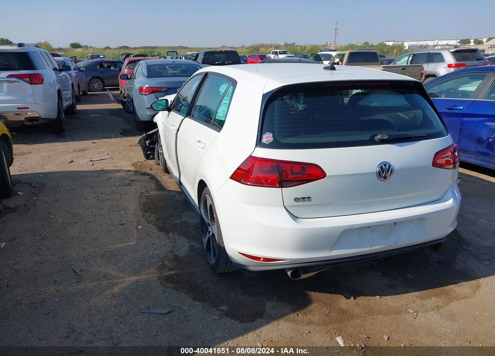 2017 VOLKSWAGEN GOLF GTI AUTOBAHN 4-DOOR/S 4-DOOR/SE 4-DOOR/SPORT 4-DOOR VIN: 3VW4T7AU1HM029029